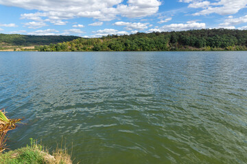 Autumn view of Pchelina Reservoir, Bulgaria