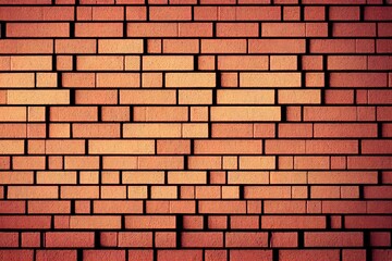 orange brick wall texture