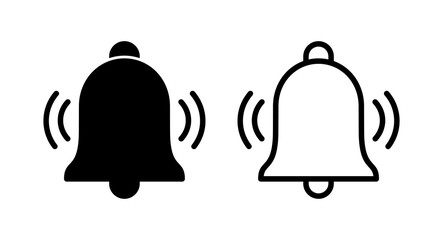 Bell Icon vector illustration. Notification sign and symbol for web site design