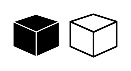 Box icon vector illustration. box sign and symbol, parcel, package