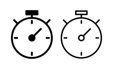 stopwatch icon vector illustration. Timer sign and symbol. Countdown icon. Period of time