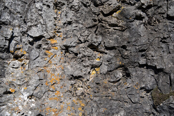Close-up rock face limestone as texture or background