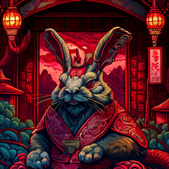 Samurai chinese rabbit