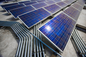 Commercial solar panel installations in the U.S.