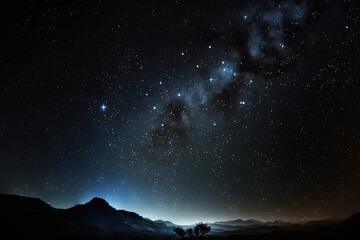 Fototapeta premium stars in the night sky. Generative AI