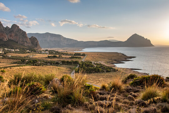 Sunset on Macari coast