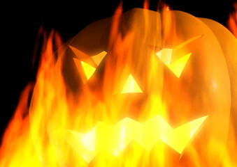 Fototapeta premium Smiling Pumpkin