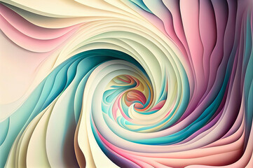 twirling pastel colors background