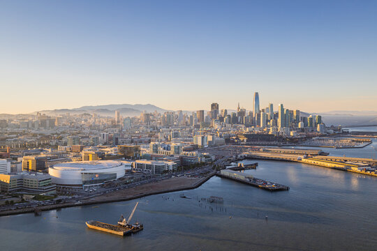 Chase Center San Francisco Skyline Aerial Photography