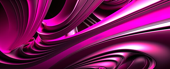 abstract modern viva magenta background with liquid waves