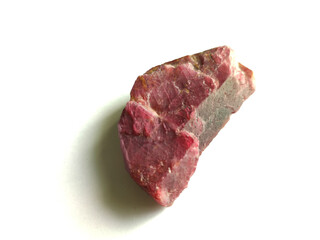 natural mineral rough red ruby gemstone sapphire crystal unheated