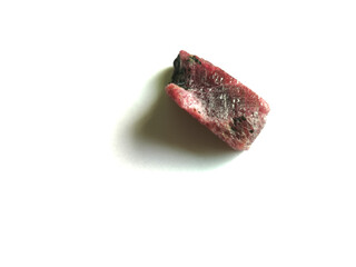 natural mineral rough ruby gemstone crystal background