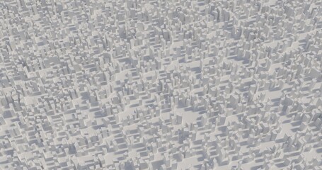 Obraz premium infinite city made in 3D view from top