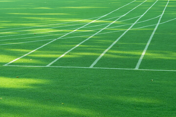 Obraz premium Green grass background, football field