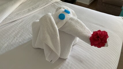 Towel animal hotel