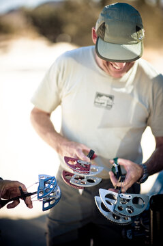 Big cams will be needed for the days climbing at Joshua Tree.