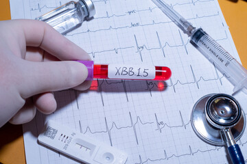 Blood collection tubes COVID XBB.1.5 test positive results