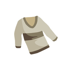 Jacket or cardigan. Warm men clothing.