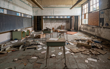abandoned boys school © Freaktography