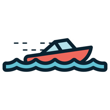recommend clip art: speedboat icon