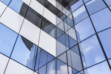 Fototapeta premium glass facade of a modern office building