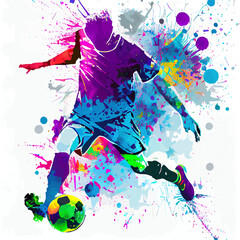 soccer player with the ball