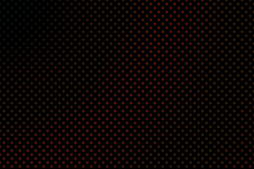Seamless black Texture of polka red gradient dot pattern abstract background with circles. Suitable for textile, packaging, postcards, Wallpapers, banners. Colorful gifts material, website, design