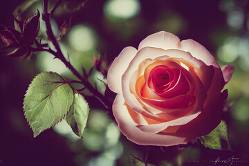 illustration of a rose.