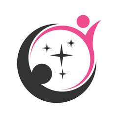 People Care Logo template Icon Illustration Brand Identity