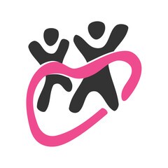 People Care Logo template Icon Illustration Brand Identity