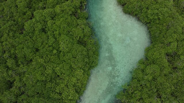 natural pool in front of isla mamey costa arriba de colon, panama