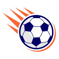 Orange Soccer Logo 4