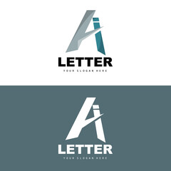 A Letter Logo, Letter Logotype Vector, Product Brand Design, Company Initials, Construction, Education