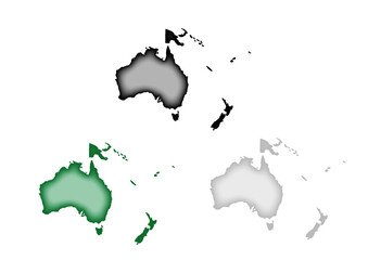 オセアニア（ぷっくり膨らみ）3色セット