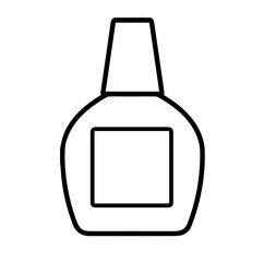 目薬ケース、木工用接着剤のケース、線画