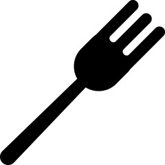 fork icon. fork sign illustration on white background..eps