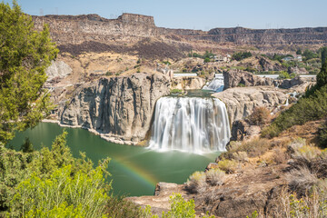 Fototapeta premium Breathtaking view at the Shoshone Falls in Twin Falls, Idaho