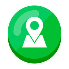 Green Location Icon 16