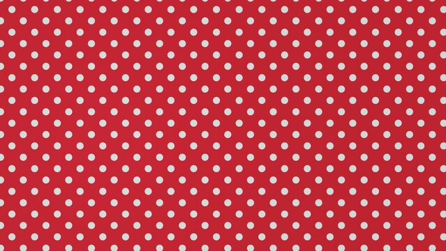 Simple White dot Red Background Seamless Pattern. polka dots pattern