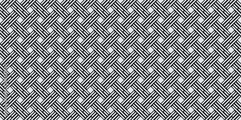 Poster Vector abstract geometric seamless pattern. Mosaic background structure, vector illustration.