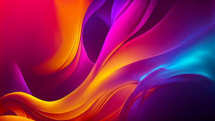 Background image, abstract art, gradient, light, color, digital illustration, AI generated