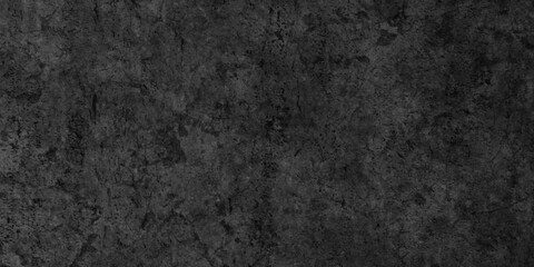 Black stone concrete grunge texture and backdrop background anthracite panorama. Panorama dark grey black slate background or texture.	
