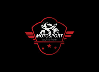 Motorsport Logo Design Template. Vector Logo Designs