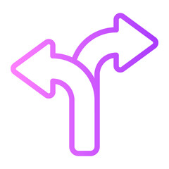 arrow gradient icon