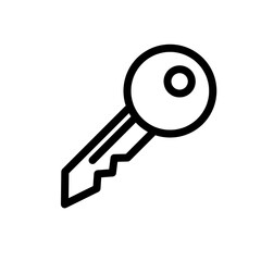 Key Icon vector trendy style on white background..eps