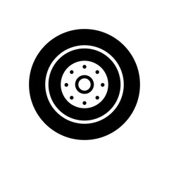  Wheel Icon vector trendy style on white background..eps