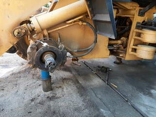 machine in maintenance