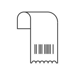 Ticket  vector icon. Line sign for mobile concept and web design. Symbol, logo illustration. Vector graphics