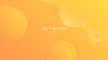 Modern Abstract Background Diagonal Wave Lines Fluid Liquid Motion and Orange Yellow Gradient Color