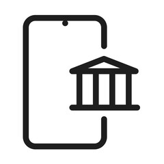 Smartphone Bank icon